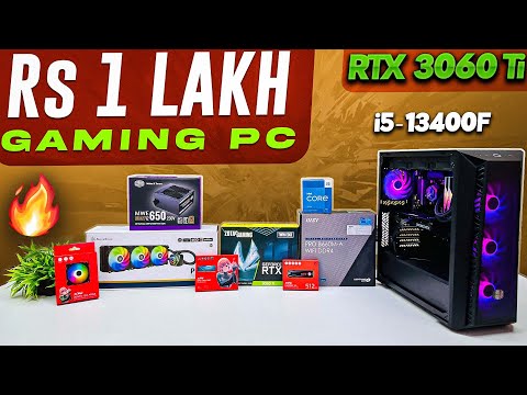 Rs 1 Lakh Gaming & Editing PC Build | Intel Core i5-13400f & RTX 3060 Ti 🔥