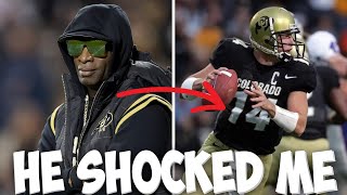 NFL QB Drops BOMBSHELL Prediction on Deion Sanders | Colorado