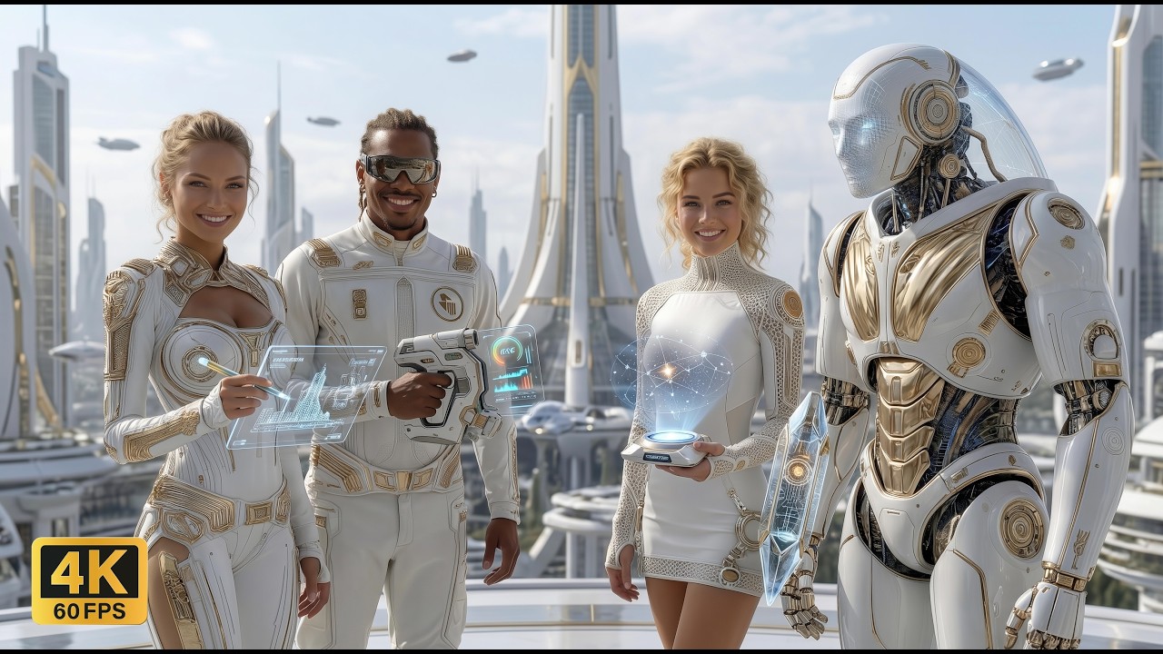 Future City 2126 - 100 Years From Now, Sci-fi AI Short Film, 4K