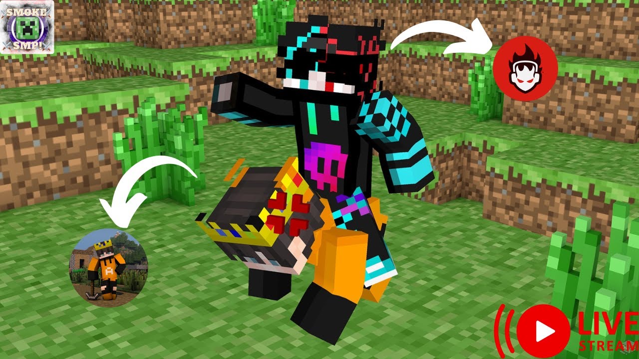 JOINING RANDOM MINECRAFT SERVER SMP!! -- LIVE #GAMEREPIC011 #FAKE ...