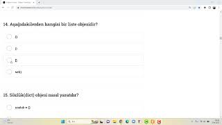 Python Temel Eğitimi:Örnek Sorular 1