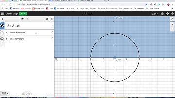 Domain & Range restrictions in Desmos