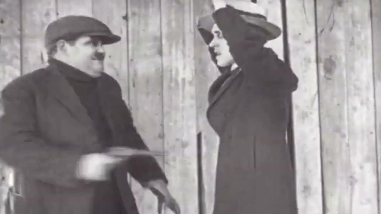 The First Film  Stan Laurel and Oliver Hardy Appeared in Together (Clip)