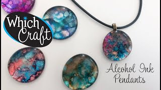 How to make Alcohol Ink Pendants