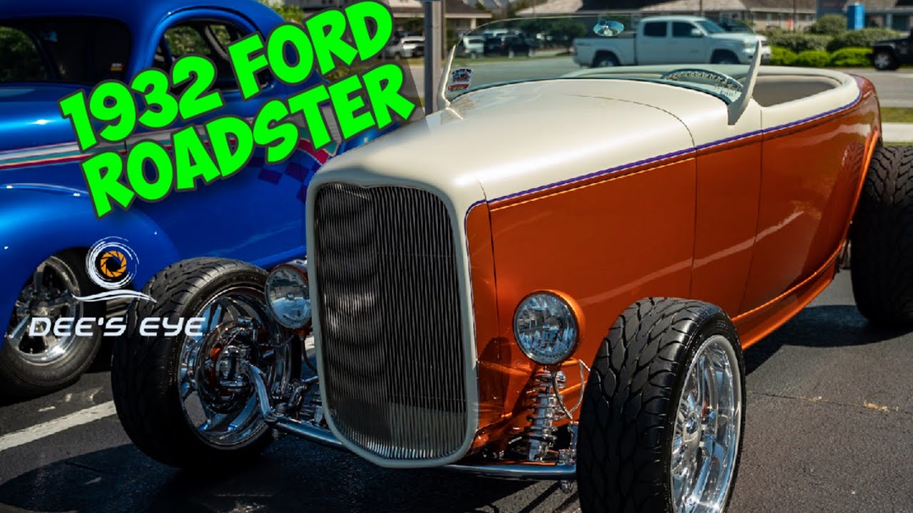 1932 Ford Roadster at the OBX ROD AND CUSTOM FESTIVAL