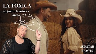 Alejandro Fernández, Anitta - La Tóxica (Official Video) REACTION #anitta