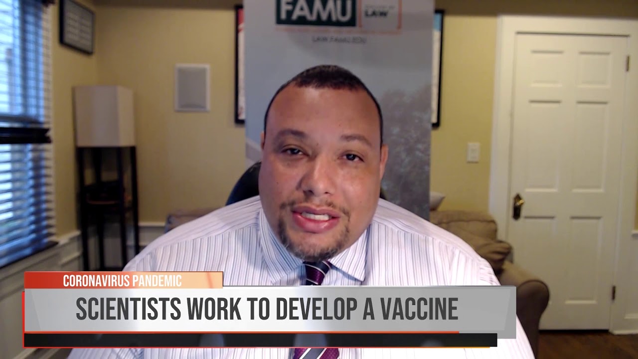  FAMU Law's Dr. Jeremy Levitt discusses virus theories, legal implications in rushing a vaccine