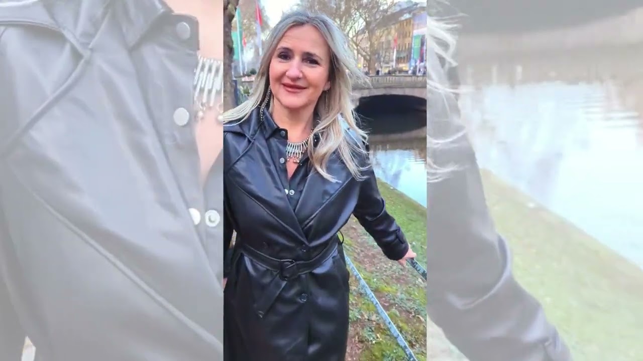 Ledermantel als Trenchcoat Be Noble