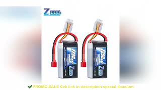 2pcs Zeee 3S 2200mAh Shorty Lipo Battery 11.1V 50C with T/XT60 Plug for RC Car Truck Drone Airplane