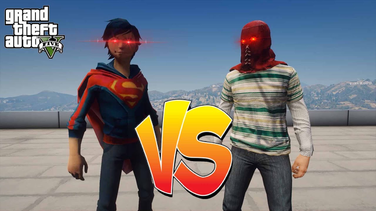 GTA 5 - Superman Jr. VS Brightburn