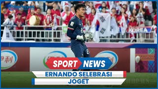 Viral Selebrasi Joget Ernando Ari seusai Halau Penalti Korea Selatan, Ngejek?