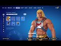 *NEW* GRADIENT HE-MAN SKIN IN FORTNITE PS5 + A VICTORY ROYALE WIN!