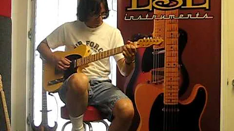 Ricky Z trying out a new LsL T-Bone Tele Type