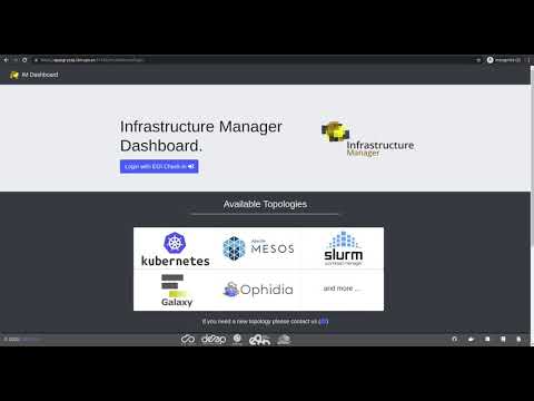 Deployment of an OSCAR cluster in the EGI Cloud with the Infrastructure Manager (IM) dashboard