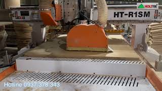 Máy cnc ATC lắp thêm lưỡi cưa lớn cắt xoay nhiều góc độ HT-R1SM
