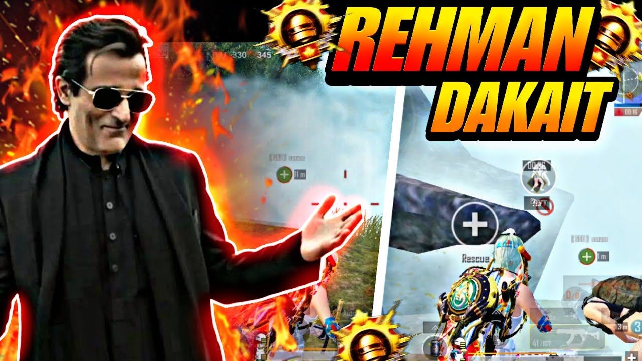 REHMAN DAKAIT BGMI GAMEPLAY 💀🤯 | BGMI ❤️ | SOLO VS SQUAD | 1V4 CLUTCH | 60FPS Gameplay 