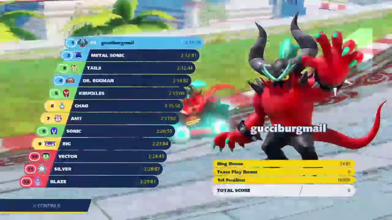 Team sonic racing all team ultimate