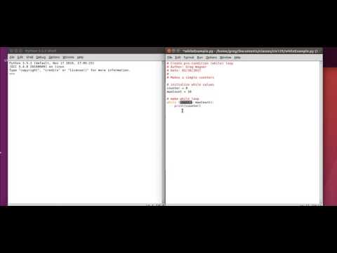 Pima Community College CIS 129 - Python Simple While Loop Example