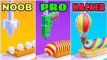 NOOB vs PRO vs HACKER - Perfect Cream Game