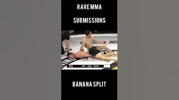 Banana Split Submission in MMA! ( Rare Submission)
