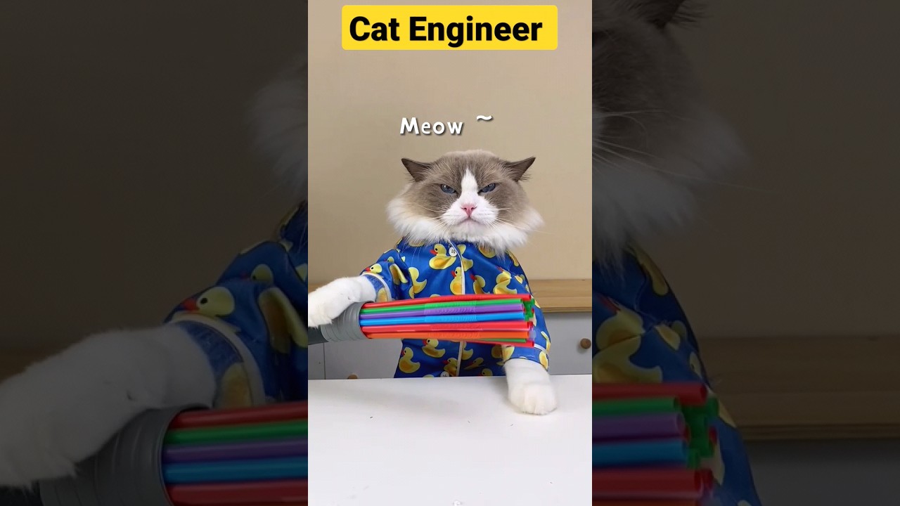 Cat Engineer 😱 