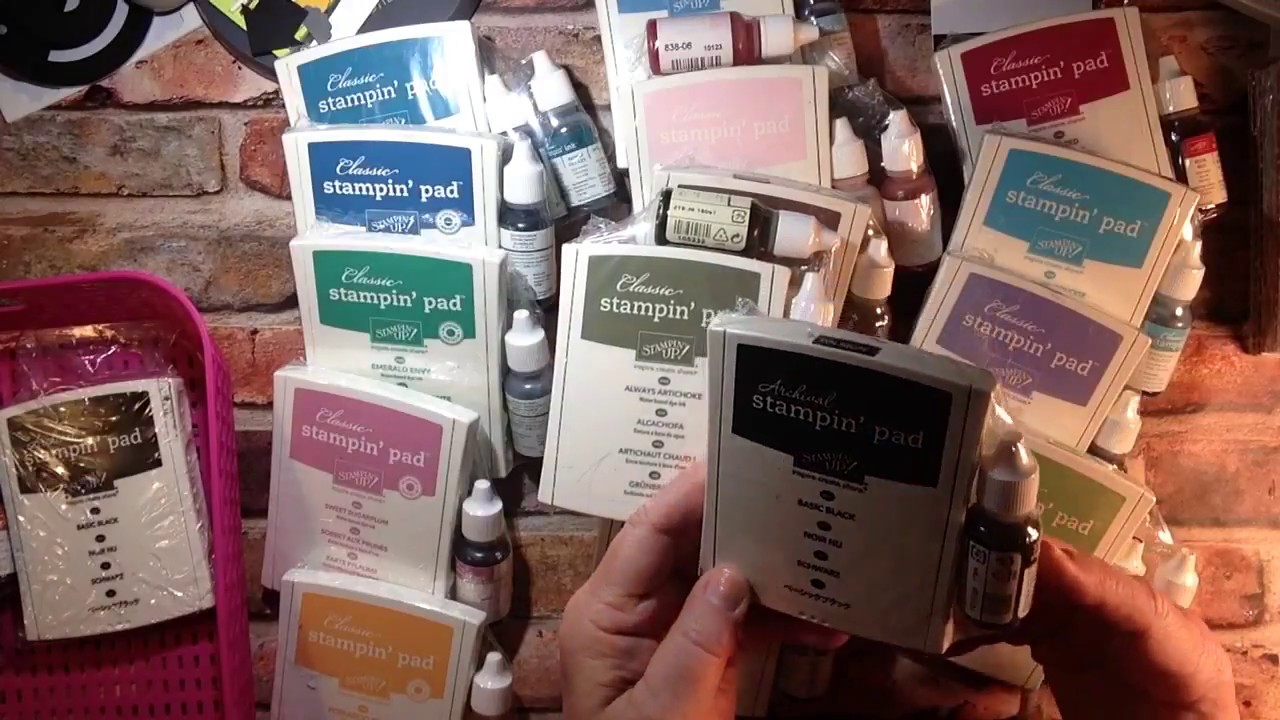 Stampin' Up!  Destash 2018.  Inkpads, refills and more