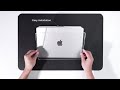 QYNIAL Glitter Laptop Cover Compatible with MacBook Air 13'' A2681/A3449