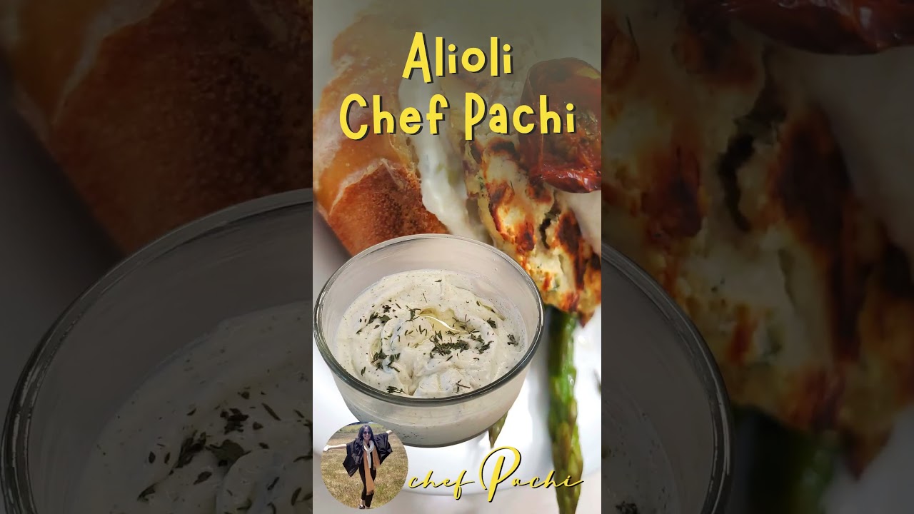 EASY SPICY Garlic AIOLI Recipe | NO MAYO SAUCE by CHEF PACHI 