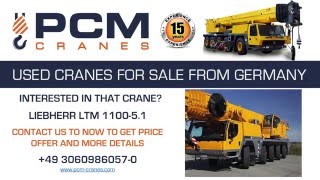 LIEBHERR LTM 1100-5.1 2005 SALE USED CRANE BUY LIEBHERR LTM 1100 - 5.1 VERKAUFEN & KAUFEN
