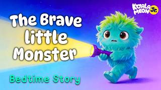 The Little Monster Who's Afraid of The Dark 🔦 Bedtime Stories for Toddlers 🌙 💤 with Baby Sleep Music
