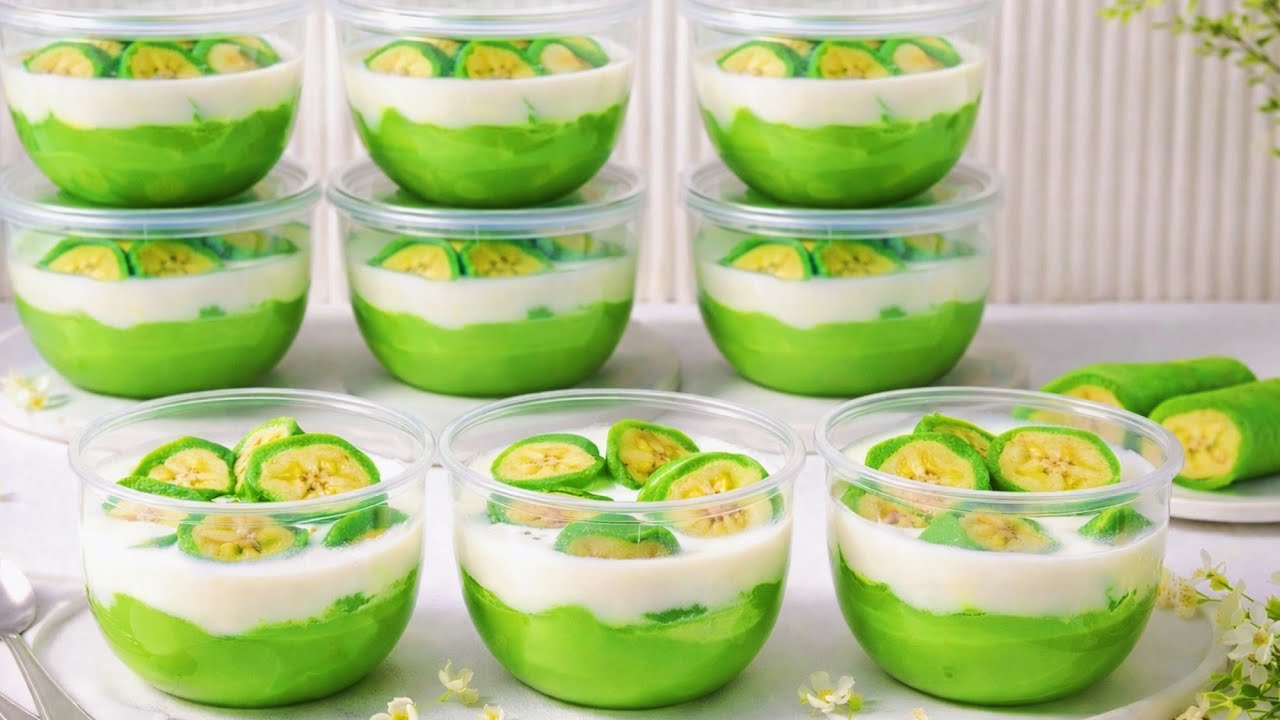 TAKJIL TERLARIS DI BULAN RAMADHAN 2026‼️ PISANG IJO BERENDAM || PISANG IJO KUAH CREAMY