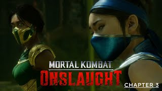 MORTAL KOMBAT: ONSLAUGHT - CHAPTER 3: KITANA ✪ FULL STORY / ALL CUTSCENES screenshot 5