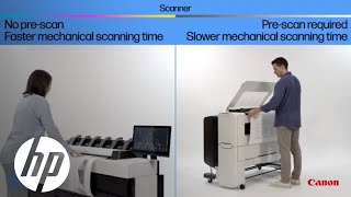 HP DesignJet XL 3800 vs Canon PlotWave 3500 | DesignJet Large Format Technical Printers | HP