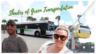 We Used the SHADES OF GREEN Bus System for the First Time! A Day of Disney Skyliner Park Hopping!