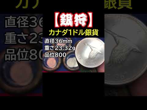 【銀貨/銀】銀価格１グラム１７４円！カナダ１ドル銀貨のご紹介！
