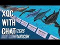 xQc reacts to Sea Monsters Size Comparison (with chat)