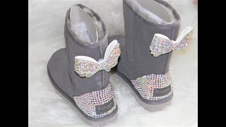 uggs with rhinestone bows