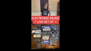 ELECTRONIC MUSIC LIVE SET UP ⚡️ #shorts