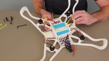 Manufacturing Process | Autodesk Fusion 360 - Video:3.13 Connect the motors and the video TX module