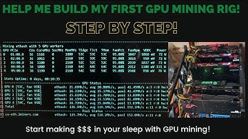 How to build a mining rig from scratch - Step By Step!