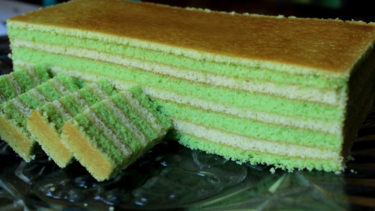 CUKUP 3 TELUR , jadi kue lapis enak # lapis santan