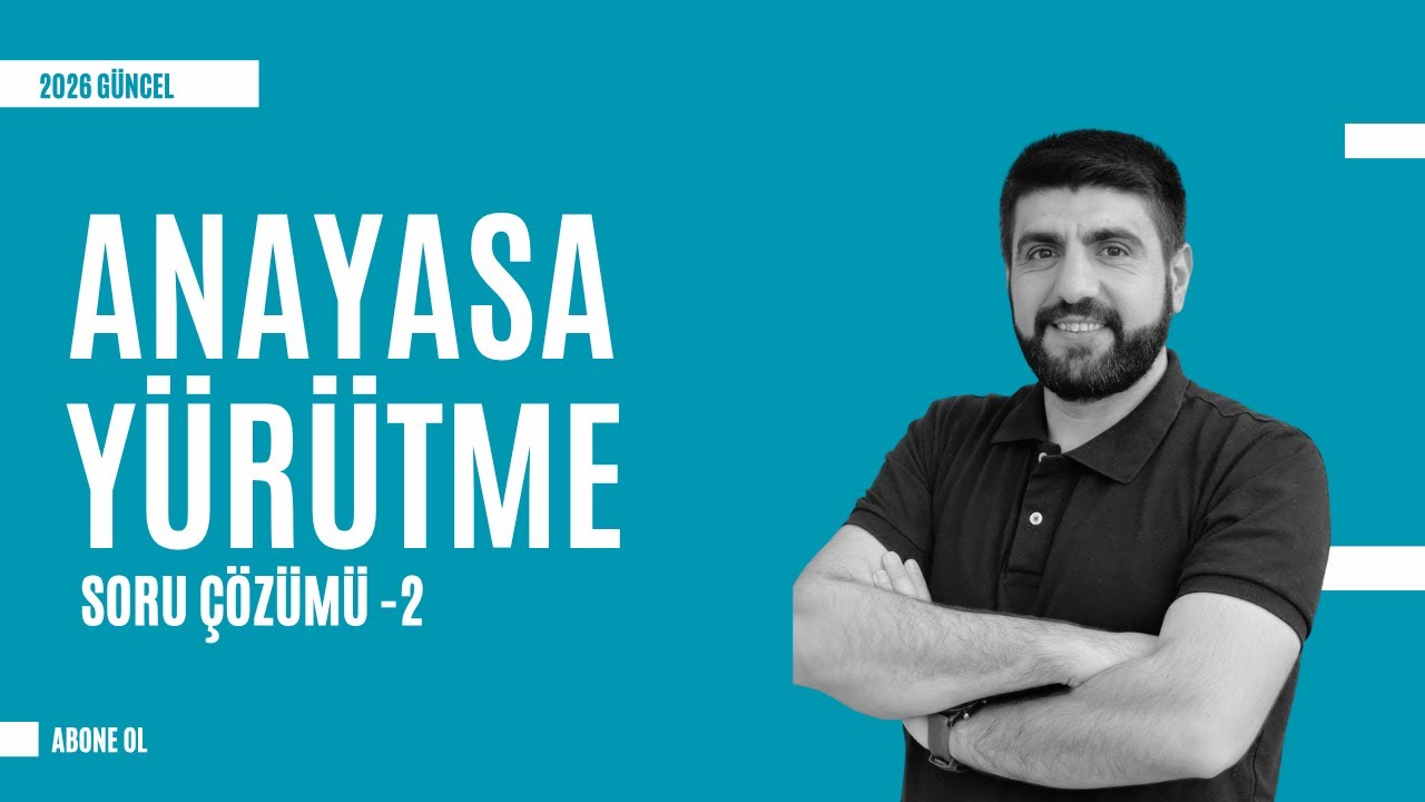 ANAYASA YÜRÜTME TESTİ:1 20 Soru! 🤯 Cumhurbaşkanlığı Yetkileri ve Kararnameleri (EKYS-KPSS-AGS)