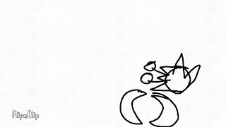Sonic running flipbook animation