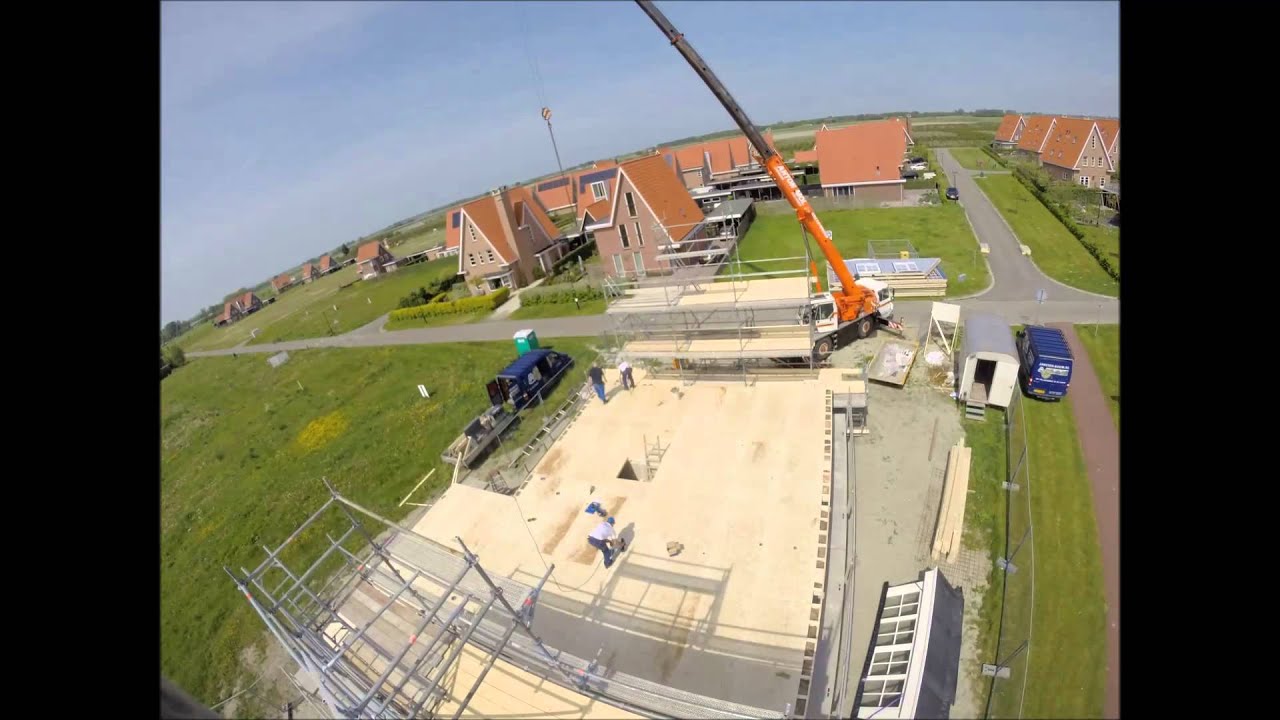 Opbouw prefab woning in zierikzee youtube