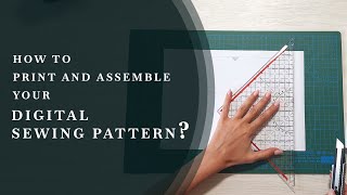 How to Print and Assemble Your Digital Sewing Pattern (Step by Step)