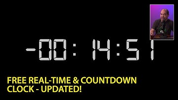 Free High-Precision Real-Time / Countdown Clock Updated & Demoed!!!