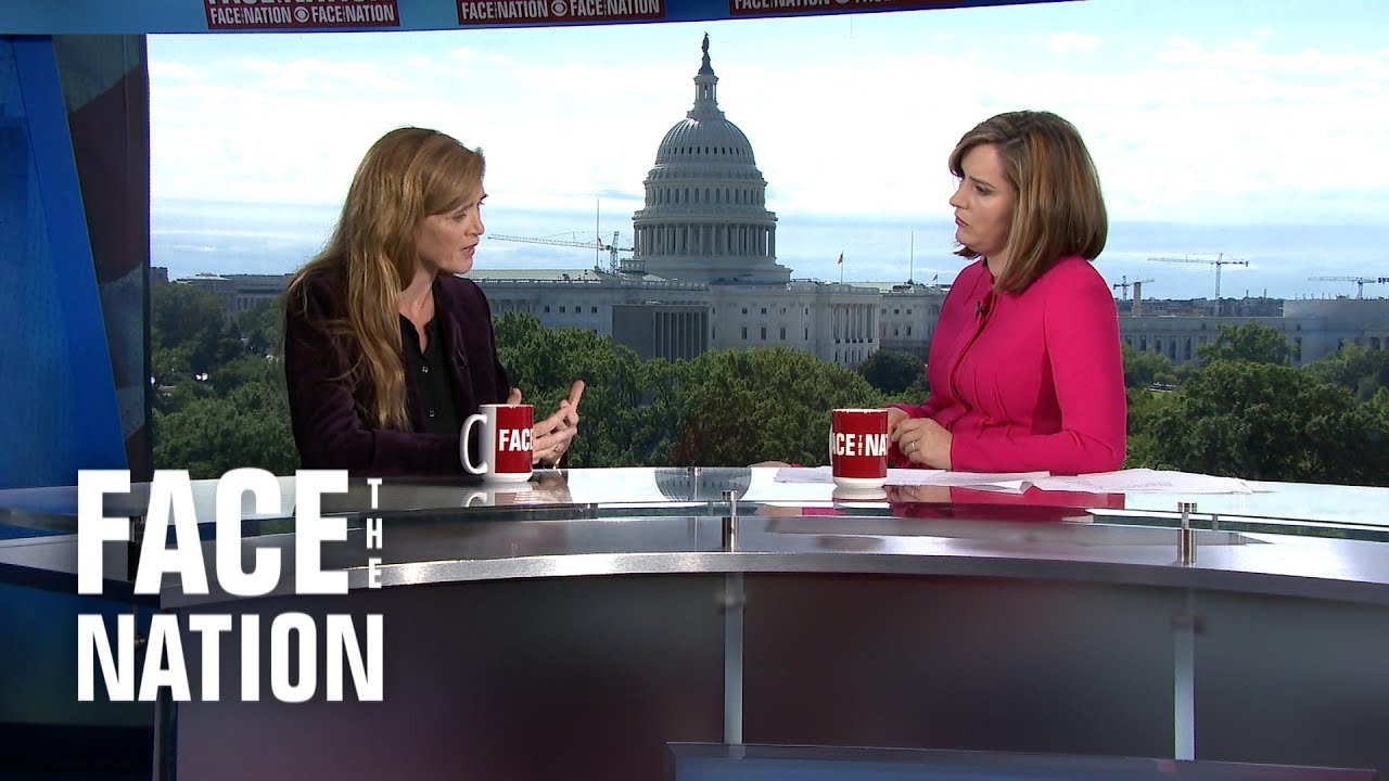 Face The Nation Condoleezza Rice, Samantha Power, Jeff Berardelli