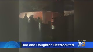 Father, Daughter Apparently Electrocuted After Coming In Contact With Downed Power Line