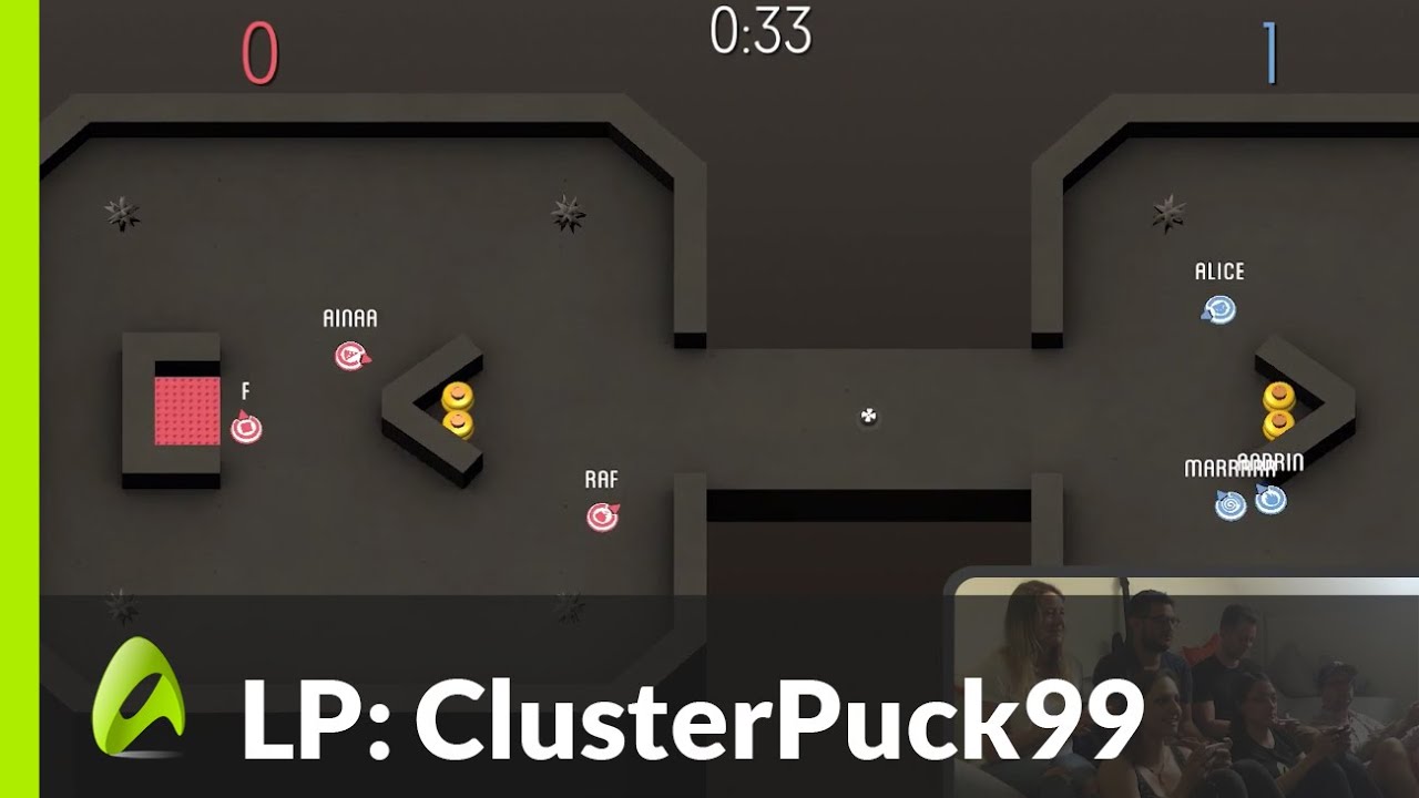 AirConsole Team plays ClusterPuck 99