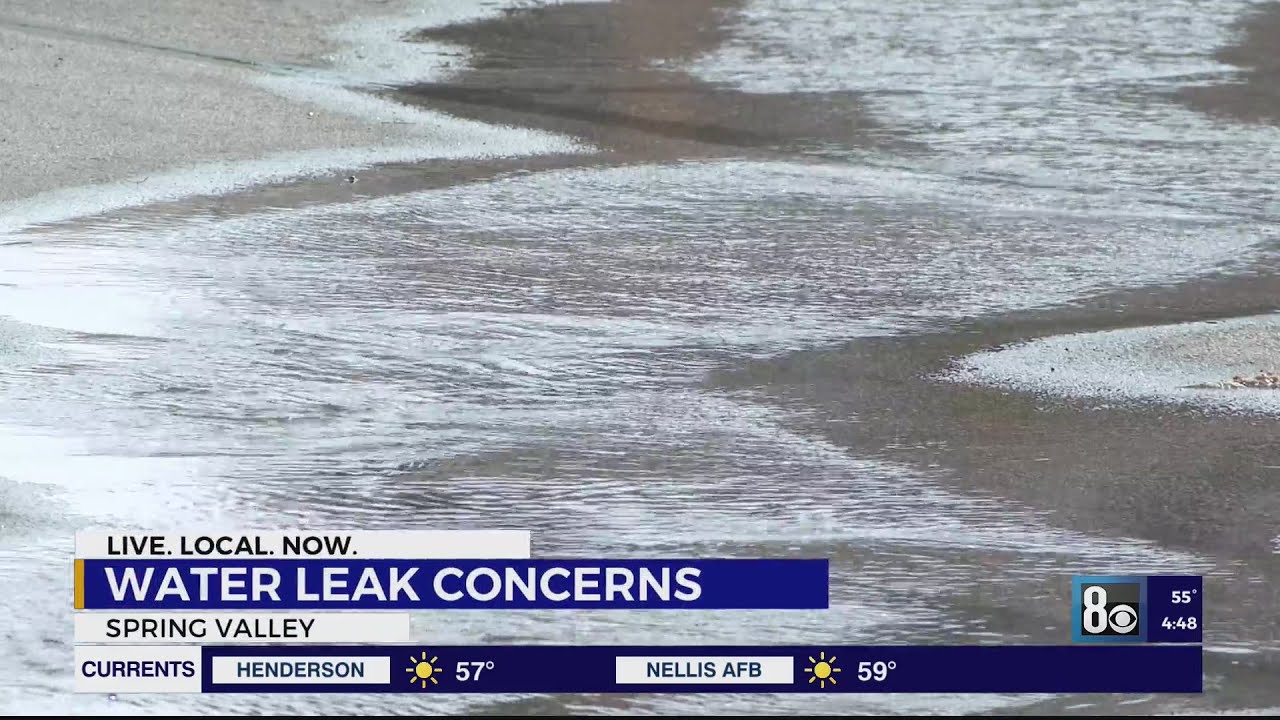 Water leak sparks concerns in Spring Valley YouTube Water leak sparks concerns in Spring Valley YouTube